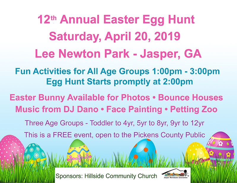 Easter Egg Hunt Flyer 2019